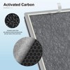 Luripid HE401 Air Purifier Filter Replacement Compatible with Sh-ark Air