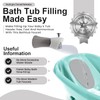 Bath Helper - Bath Tub Faucet Extender - Guides Water