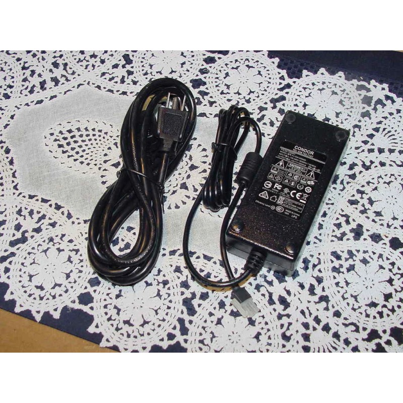 Condor SA-125A0IV Power Adapter, 120 Vac to 12 Vdc, 5Amp