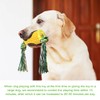 RUIFANDAHK Corn-Shaped Dog Chew Toy: Floating Dental Rope Toy with