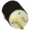 Hubbell HBL5466C Plug, 20 amp, 250V, 6-20P, Black/White