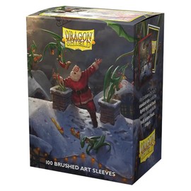 Arcane Tinmen 100 Dragon Shield Brushed Art Sleeves - Christmas 2023#12101