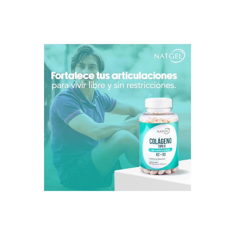 Colágeno UC-II® de LONZA Tipo 2 con Vitaminas D3 y