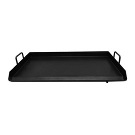 Black Steel Non Stick Coating Flat Top Griddle Plancha For Double Burner 32''