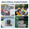 MorningRo 2 Pcs 40 Plate Chafing Dish Wind Stove Camping