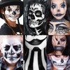 Pintura Facial de Halloween en Barra, Maquillaje Halloween de Cara