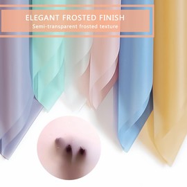 BBJ WRAPS 40 Sheets White Floral Paper, Waterproof Flower Wrapping Paper for Florist, Durable Bouquet Wrapping Paper for Floral Arrangements on Valentine's Day, Mother's Day, 22.8x22.8 Inch - (White)