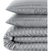 Satin Stripe Fitted Sheet 600 Thread Count – 40cm Extra