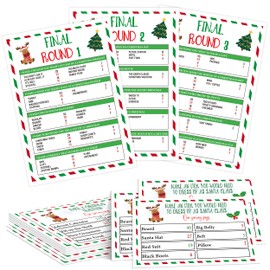 Qoqxjodd Christmas Party Game, Christmas Friendly Feud, Family Game Night, Family Group Games, Christmas Trivia Game, The Holiday Party Game of Guessing Top Answers - S001