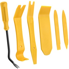 6 Pack Trim Removal Tool Kit, Car Panel Door Audio Trim Tool Kit, Auto Clip Fastener Remover Pry Tools Set