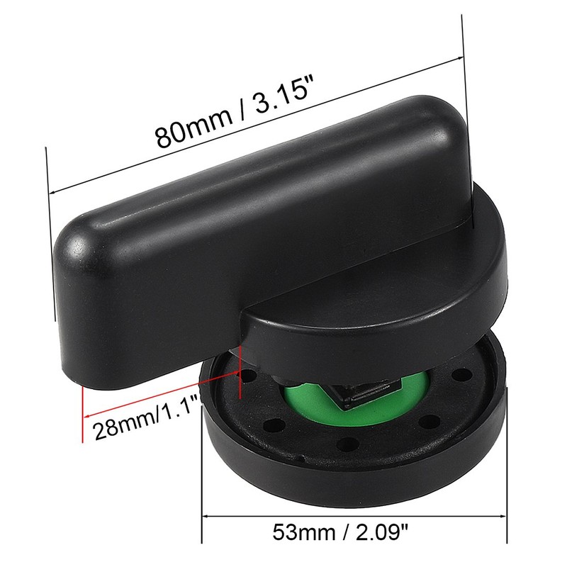 Sourcingmap Privacy Indicator Door Lock 53mm Dia Plastic Nylon Indicating
