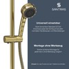 SANTRAS Shower Hose 1.25 m Plastic (PVC) in Bronze with