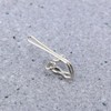 120X Curtain Gathering Hook 28mm Pencil Pleat Small Gather Metal