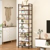 usikey 10 Tiers Narrow Shoe Rack 20-30 Pairs, Sturdy Metal