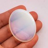 Manekieko Opalite Crystal Thumb Worry Stone, Stress Relax Healing Reiki