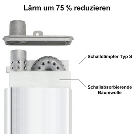Silencer, Auxiliary Heating Accessories, Silencer for Emergency Generator, Auxiliary Heater, Diesel Heater, for Eberspacher/Webasto