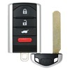 1x New Replacement Proximity Key Fob Compatible with & Fit