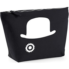 Hippowarehouse Clockwork eye printed make up cosmetic wash bag 18x19x9cm