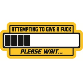 3pcs Cool Stickers Funny Give a Fk Hard Hat Sticker, 4 inch - Hardhat Laborer Foreman Loading Wait Welding Welder Decal Oilfield Trash Hard Hat Sticker