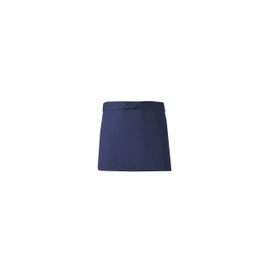 KOEI Japanese Style Short Apron (Hump), Length 13.4 inches (34 cm), 100% Cotton, Canvas Front Post, Unisex, M30 (Navy)