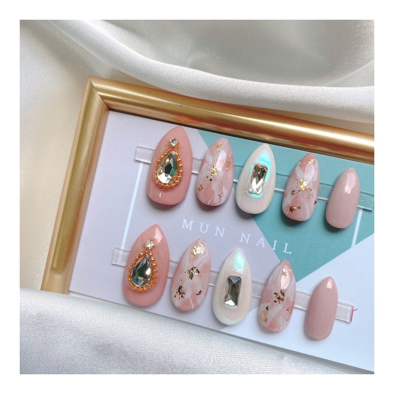 MunNail Brooch Marble Nail - Ballerina / MunNail 브로치 마블네일