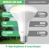 DEGNJU 6 Pack BR30 LED Recessed Light Bulb, Dimmable Indoor