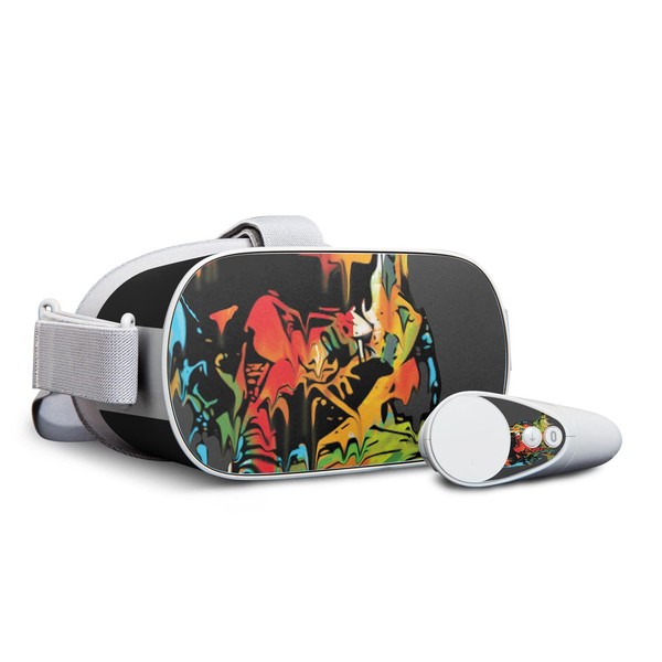 MightySkins Skin Compatible with Oculus Go - Melting Mask |