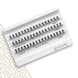 Eylure Luxe 3D Individuals Cluster False Lashes, Short, Medium & Long