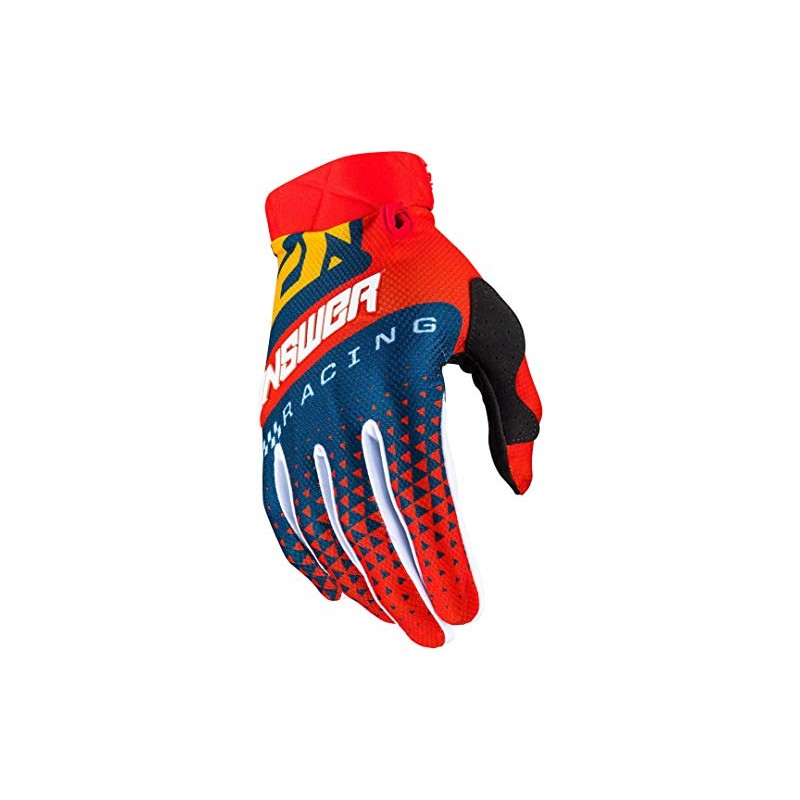 Answer Guantes Ar3 Korza Moto Cross Red/Yellow - XL