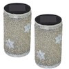 LED Solar Lantern Perla with 2 x Charming Beautiful Mosaic