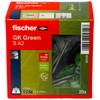 fischer Gipskartondübel GK Green S mit Edelstahlschraube A2, nachhaltige Gipskartondübel,