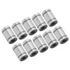 10Pcs Linear Motion Bearing Alloy Steel 6mm ID 12mm OD