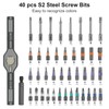 JXTZ 42 in 1 Ratchet Screwdriver Set, Magnetic Multi-Bit Repair