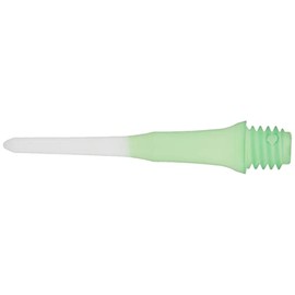 Colour Gradient Colour Strong L-Style Soft Tip Long Lippoint Plastic Dart Tips 40pics, green