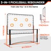 Fraxa Pickleball Rebounder Training Equipment - Pickleball Net for Solo