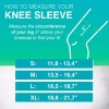 KEEN+HEALTH Knee Brace Sports Sleeves 2 PIECES Size LARGE Optimal