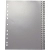 Neutral 1117 A4 File Dividers 1-52 Grey