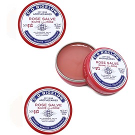 C. O. Bigelow - Juego de 3 bálsamos labiales multiusos, color rosa, alivia irritación y acondiciona piel seca y agrietada