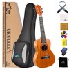 EASTROCK Concert Ukulele Mahogany Beginner 23 inch Ukelele Big Package