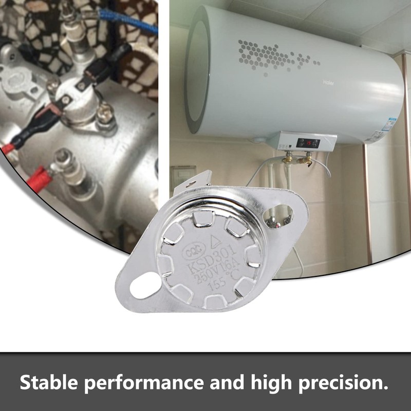 Aopin Thermal Control Switch KSD301 Normally Open NO 155 Degrees
