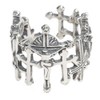 Helen de Lete 925 Sterling Silver Jesus Vintage Cross Adjustable