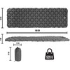 normani Outdoor Sports Ultraleichte, MEGA Kompakte Isomatte Luftmatratze Mini-Camping-Reisematte Farbe