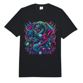 Bearded Skull & Dragons 80s and 90s Style Metal Band Graphic Comfort Colors Adult Heavyweight T-Shirt
