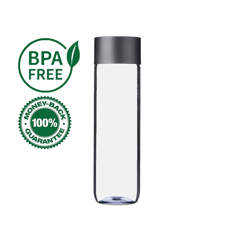 6-Pack Bulk Empty Plastic Juice Or Water Bottles with Caps