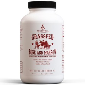 Ancestral Supplements Grass Fed Bone Marrow â€” Whole Bone Extract (Bone, Marrow, Cartilage & Collagen). See Other Ingredients.