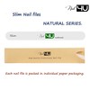 Professional Nail Files Straight Slim Emery Boards for Acrylic Gel