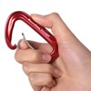 iBasingo 12KN (1200kg) Outdoor Carabiner Multi-functional Climbing Carabiner Aluminum Alloy