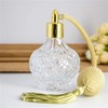 YangLand 80ml Clear Crystal Perfume Bottle Gold Long Spray Tassels
