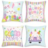 Bonhause Happy Easter Cushion Covers 45 x 45 cm Hunny
