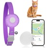 GPS Trackers,No Subscription Cat Tracking(iOS Only),Waterproof Pet Trackers with Safety